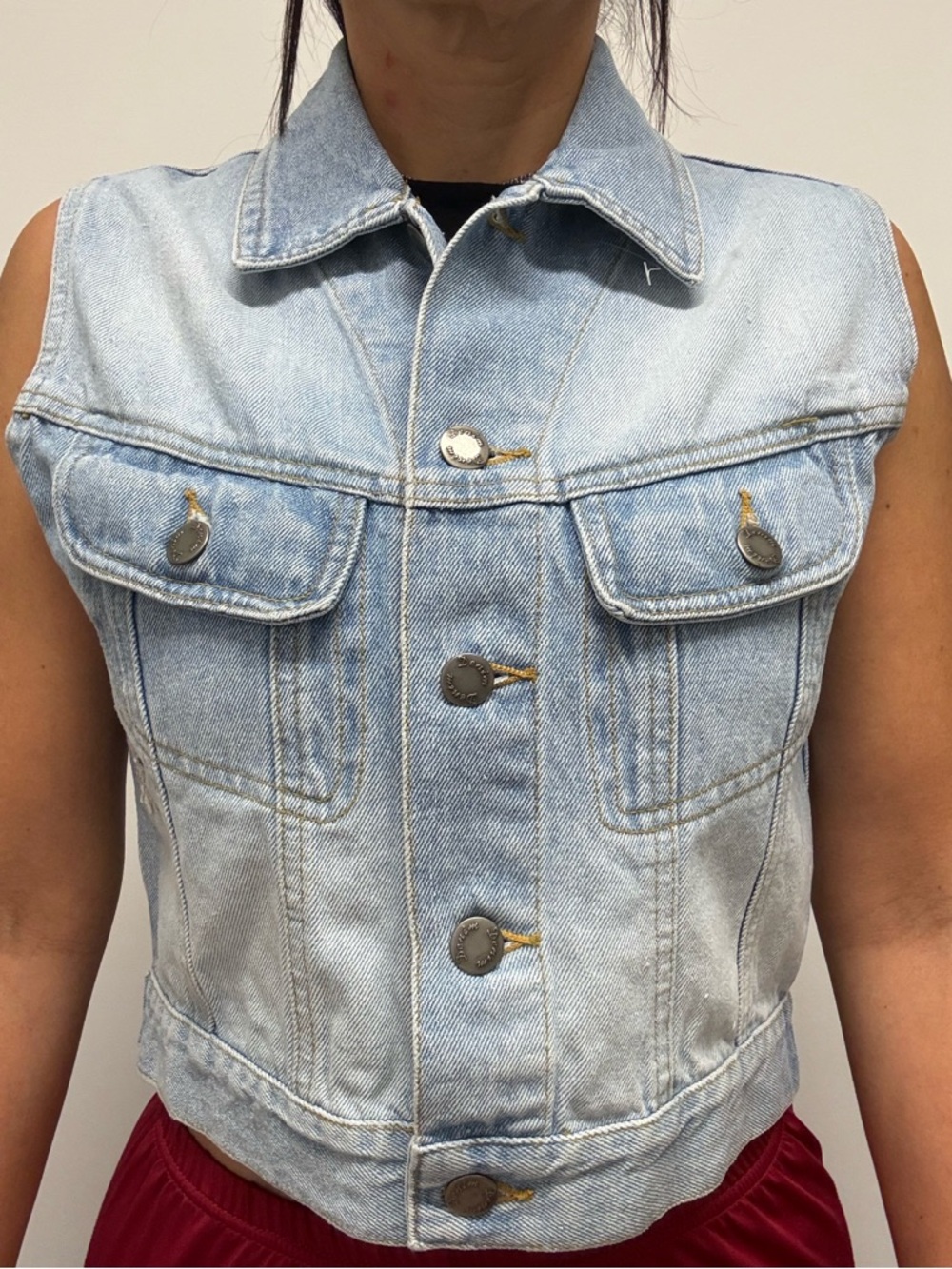 Light Wash Denim Shirt Jacket - Men's Casual Layering